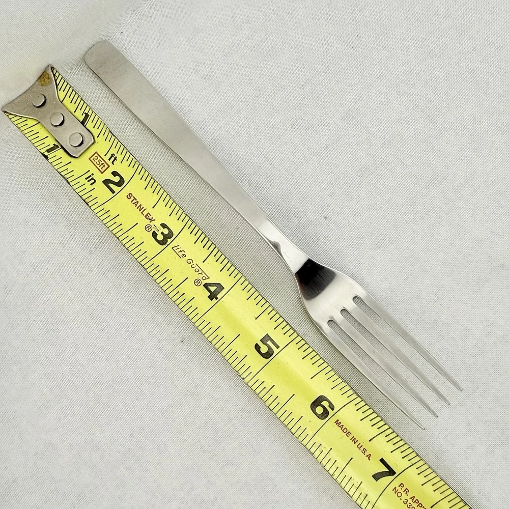 Alessi Inox 18/10 Stainless Steel Salad Fork KnifeForkSpoon Flatware Italy 6.75